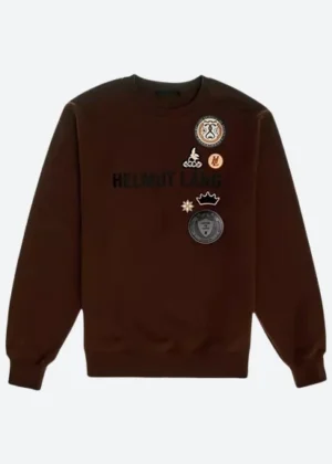  Helmut Lang Crest Patch Sweatshirt