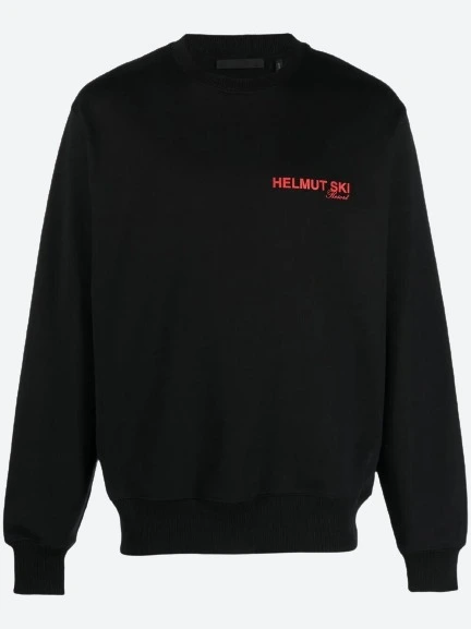 Helmut Lang Black Logo-Print Sweatshirt