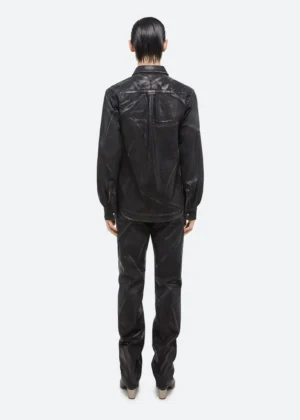 Helmut Lang Sleek Leather Elegance Jacket