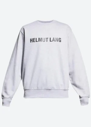 Helmut Lang Men’s Core Logo Terry Sweatshirt